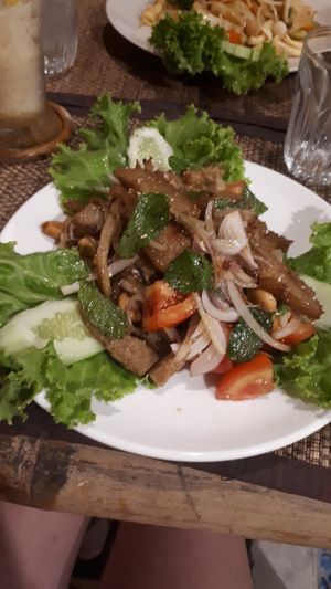 "Chicken" salad at Taste From Heaven in Koh Phangan