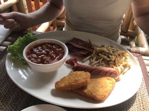 Vegan English breakfast  at Taste From Heaven in Koh Phangan