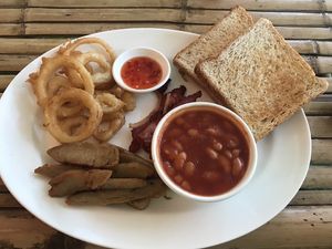 Another vegan English breakfast (it’s mix and match)  at Taste From Heaven in Koh Phangan
