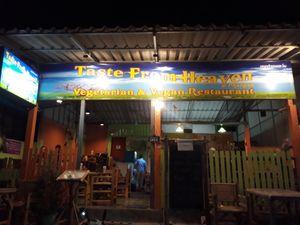 Outside at Taste From Heaven in Koh Phangan