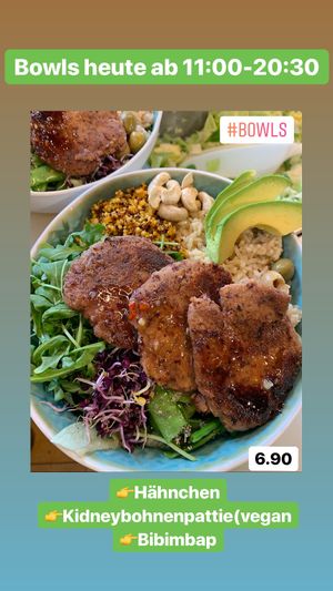 Bowl vegan  at Bauchgfui in Berchtesgaden