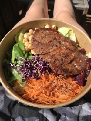 Veganer Salat at Bauchgfui in Berchtesgaden