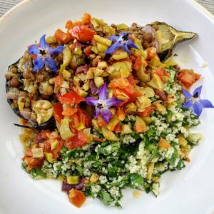 Eggplant at Lento in Hasselt