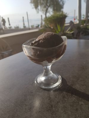 Ice cream at Copa Cabana in Patmos