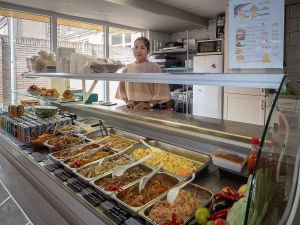 Thai paradise achterin de Noabershop at Thai Paradise in Assen