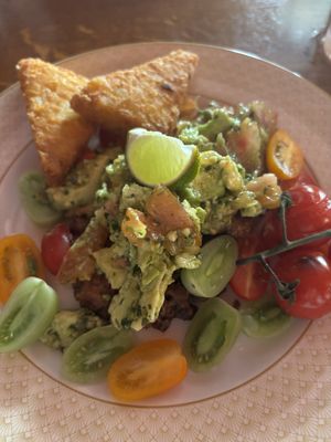 Sweetcorn fritters  at The Cosy Club in Ipswich
