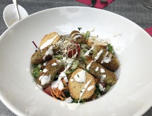 Cesar salad at Le Délices Des Filles in Mouans-sartoux