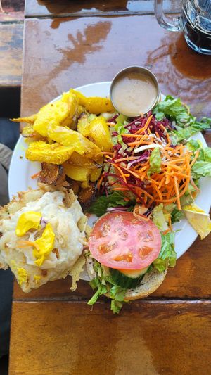 Vegan Reuben Sandwich at The Naam in Vancouver