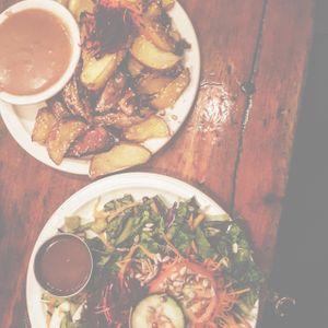 Wedges are good at The Naam in Vancouver