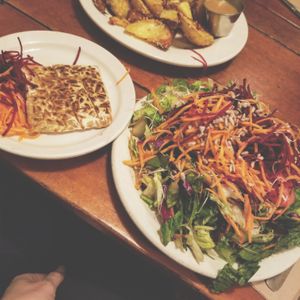 Salad is what was ordered.. I think at The Naam in Vancouver