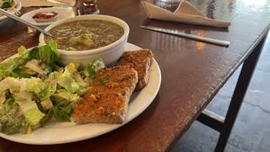 Soup and Cesar   at The Naam in Vancouver