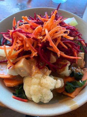 Naam Dragon bowl  at The Naam in Vancouver