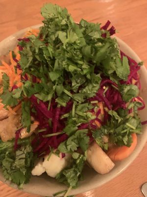 Thai bowl w tofu   at The Naam in Vancouver