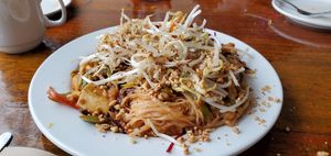 Thai noodles at The Naam in Vancouver