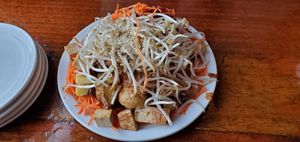 Thai Ghado salad with no egg at The Naam in Vancouver