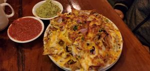 Nachos at The Naam in Vancouver