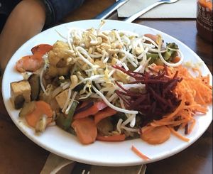 Buddha bowl at The Naam in Vancouver