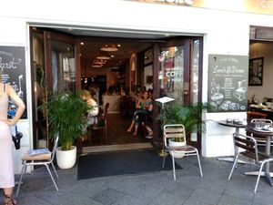 Inside at Cafe au Lait in Berlin