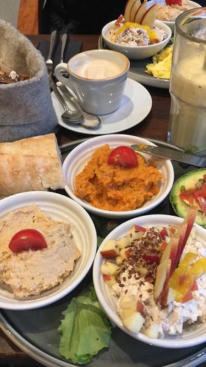 vegan breakfast at Cafe au Lait in Berlin