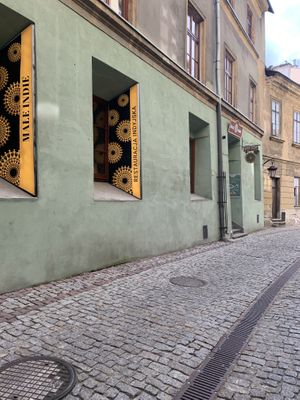 outside at Małe Indie in Lublin