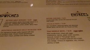 2 vegan options at Economy Shoe Shop in Halifax