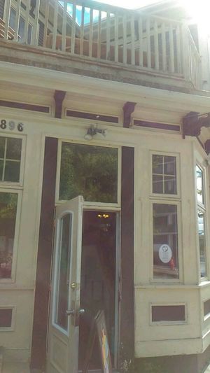 Outside at Glitter Bean in Halifax