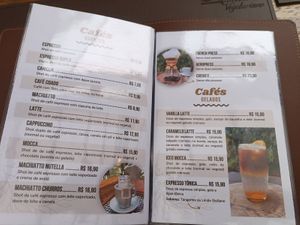 Menu 4/5 at Domo Cafe Bistro in Curitiba