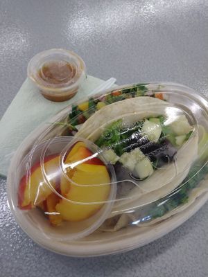 Taco Trio at Peace Love & Eatz in Desoto