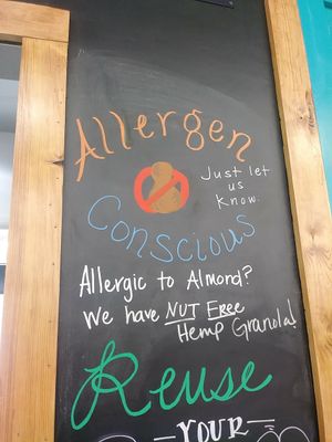 Allergen Conscious at Peace Love & Eatz in Desoto