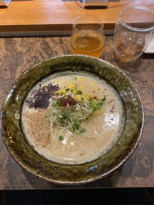 Non spicy vegan ramen  at Kyoto Engine Ramen in Kyoto