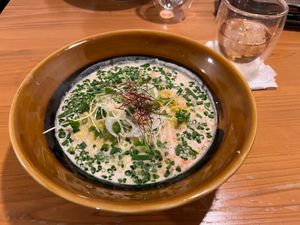 Zesty Ramen for vegan at Kyoto Engine Ramen in Kyoto