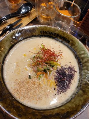 Vegan Beaning Engine Ramen at Kyoto Engine Ramen in Kyoto