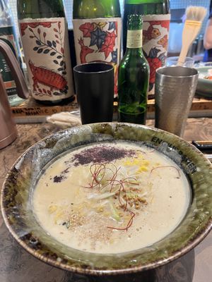 Vegan ramen   at Kyoto Engine Ramen in Kyoto