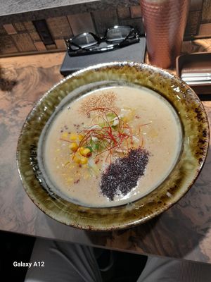 Vege Ramen - delicious !!!  at Kyoto Engine Ramen in Kyoto