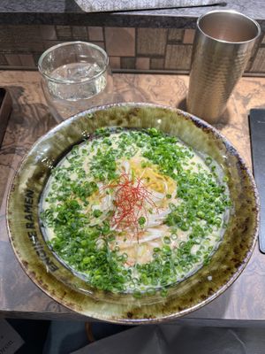 Zesty vegan ramen   at Kyoto Engine Ramen in Kyoto