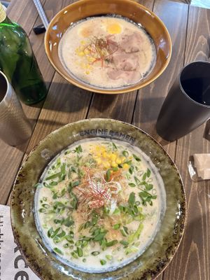 Best ramen in Japan! We got lucky one of the times we came not needing to wait in line! It’s worth the wait, they have a couple vegan options and GF options too  at Kyoto Engine Ramen in Kyoto