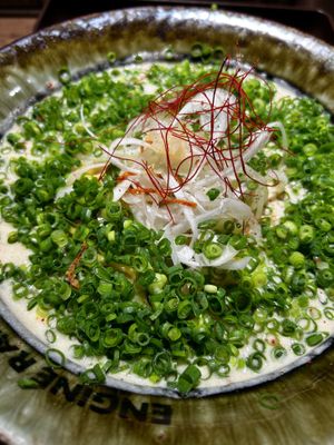 There are no toppings that are actually filling, so I am hungry again after only 1h.  at Kyoto Engine Ramen in Kyoto