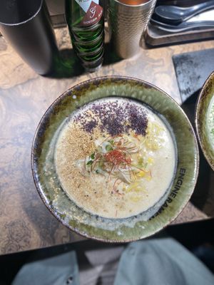 Kyoto BEANing vegan Ramen  at Kyoto Engine Ramen in Kyoto