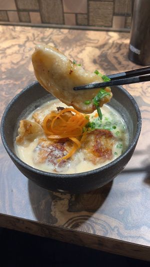 Vegan Soup Dumpling  at Kyoto Engine Ramen in Kyoto