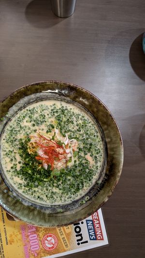 Spicy ramen at Kyoto Engine Ramen in Kyoto