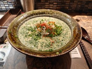 Zesty vegan ramen at Kyoto Engine Ramen in Kyoto