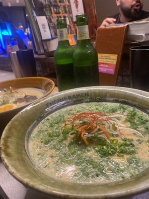 Zesty Ramen for vegan   at Kyoto Engine Ramen in Kyoto