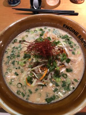 Zesty Vegan Ramen at Kyoto Engine Ramen in Kyoto