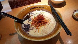 Bean-ing ramen at Kyoto Engine Ramen in Kyoto