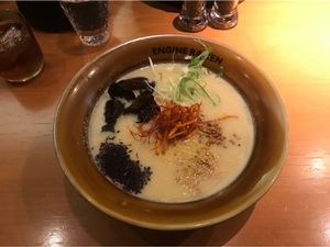 Bean ramen at Kyoto Engine Ramen in Kyoto