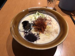 Beaning Vegetarian Ramen at Kyoto Engine Ramen in Kyoto