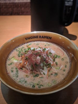 Zesty vegan ramen at Kyoto Engine Ramen in Kyoto