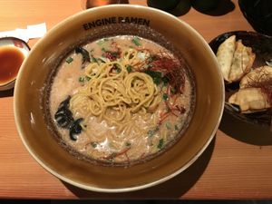 The hot one! at Kyoto Engine Ramen in Kyoto