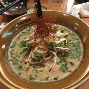 ‘Zesty vegan’ ramen 🌶 at Kyoto Engine Ramen in Kyoto