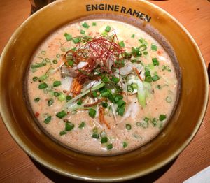 Zesty vegan ramen at Kyoto Engine Ramen in Kyoto